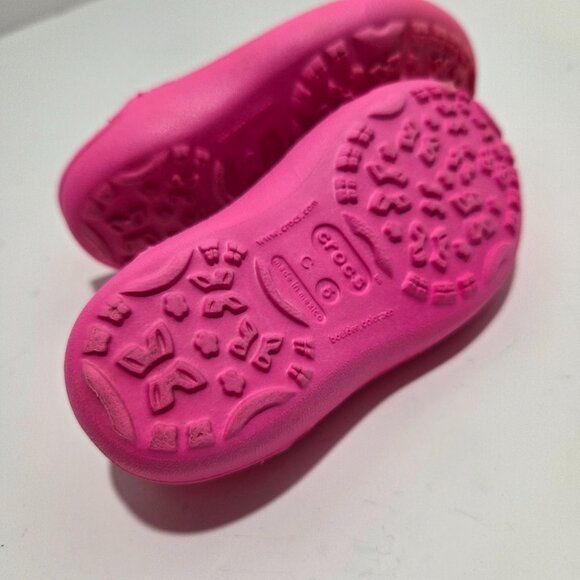 Bright Pink Gabby Infant Crocs - Picture 4 of 7
